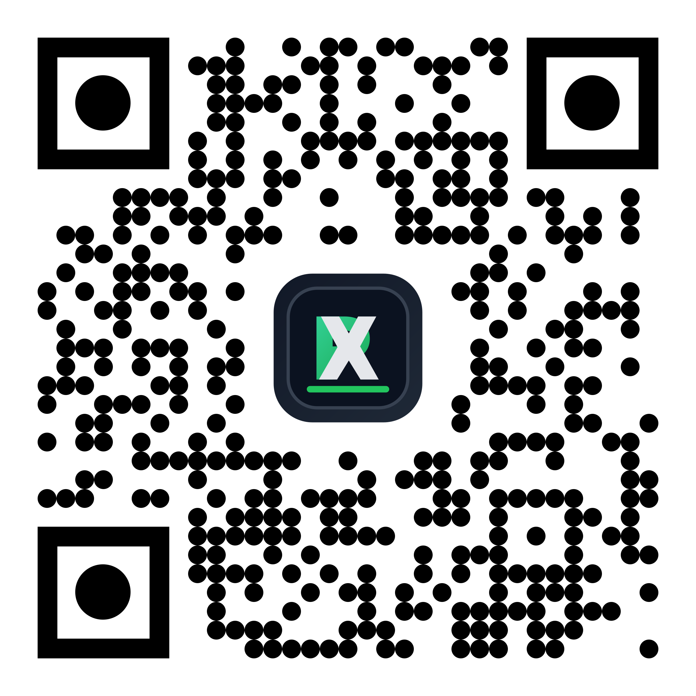 QR code to open the POS X sign-up page